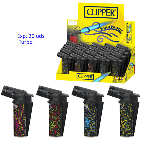 4T. Clipper «MINI TORCH ELECTRIC WEED» Exp. 20 encendedores