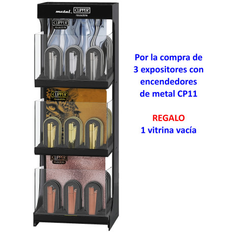 4T. Expositor 3 pisos Clipper LUXURY