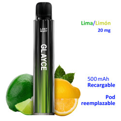 9T. Lemon lime 20 mg. «Lost Mary GLAYCE» Kit recargable