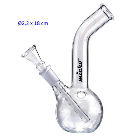 3T. 18 cm Bong de cristal «Micro»