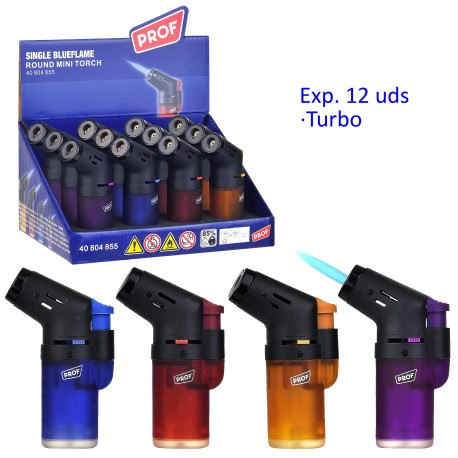 3T. Expositor con 12 encendedores turbo mini torch «Prof»