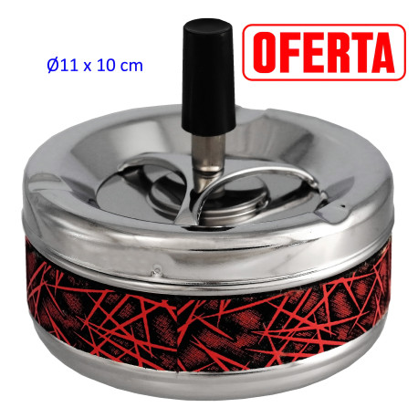 1T. Cenicero automático de metal