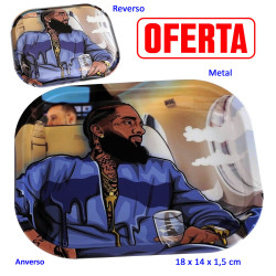 1T. Bandeja para liar 18 x 14 cm.