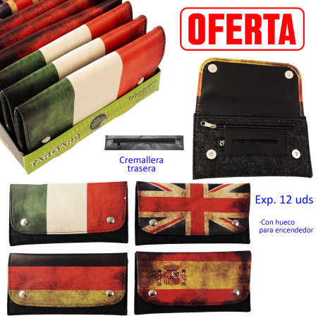 4T. Display «TG» with 12 acrylic assorted tobacco bags «Flag1». 4 models.