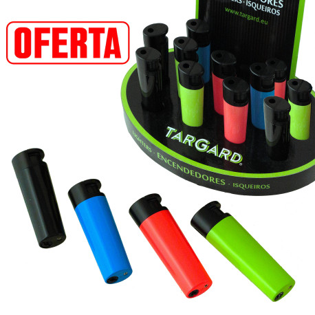 4T. Display with 12 piezo lighters