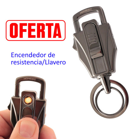 3T. Metal key ring / lighter