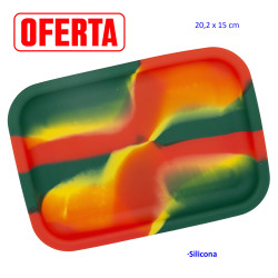 4T. 20,2 x 15 cm Bandeja para liar de silicona Camuflaje
