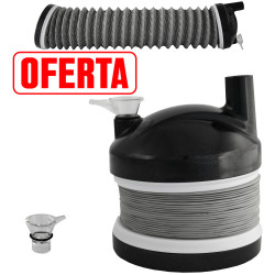 4T. Black bellows pipe