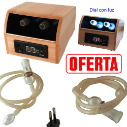 5T. Electric vaporizer with 2 mouthpieces