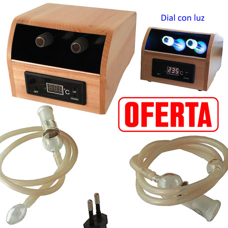 5T. Electric vaporizer with 2 mouthpieces