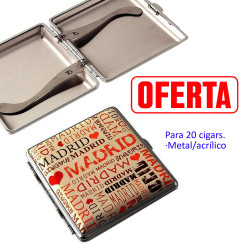 4T. Cigarette case  «I love Madrid» for 20 cigarettes