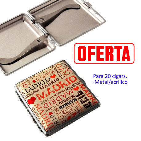 4T. Cigarette case  «I love Madrid» for 20 cigarettes