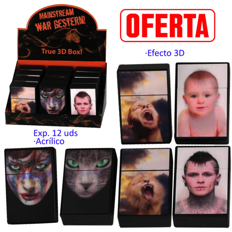 4T. Expositor con 12  tabaqueras «Morph» surtidas