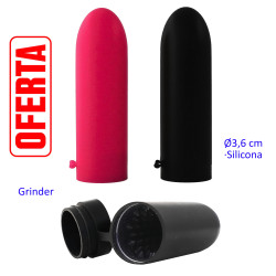 3T. Ø3,6 cm. Silicone Grinder assorted colours