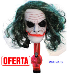 4T. Máscara joker con bong calavera