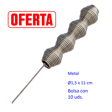 1T. Bolsa con 10 Punzones de acero inoxidable