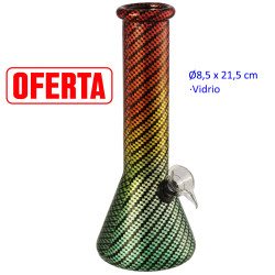 5T. 21,5 cm Bong de cristal