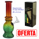 1T. Expositor con 12 Bongs de cristal 15,5 cm.