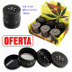 5T. Ø 5,5 cm. Expositor con 6 trituradores (grinders) «Kañamero» 4 partes