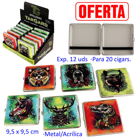 5T. Expositor con 12 pitilleras acrílicas «TG»