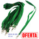 5T. Bolsa con 20 Lanyard verde 47 cm.