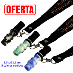 4T. Boquilla para shisha + lanyard - Colores surtidos aleatorios