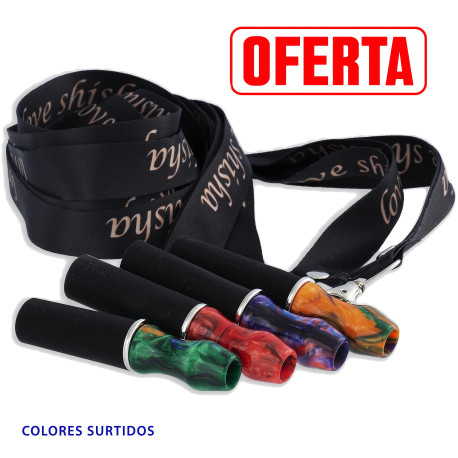 4T. Boquilla para shisha con colgante