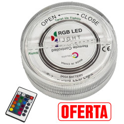 4T. Base de LED RGB con mando a distancia