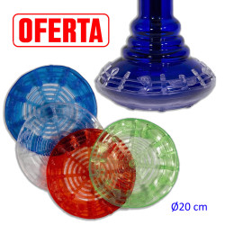 1T. Ø 20 cm Protector de silicona para bases de shishas.