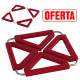 5T. Soporte para shisha rojo