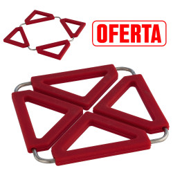 5T. Soporte para shisha rojo