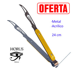 5T. Pinza metálica 24 cm «Horus Shishas»
