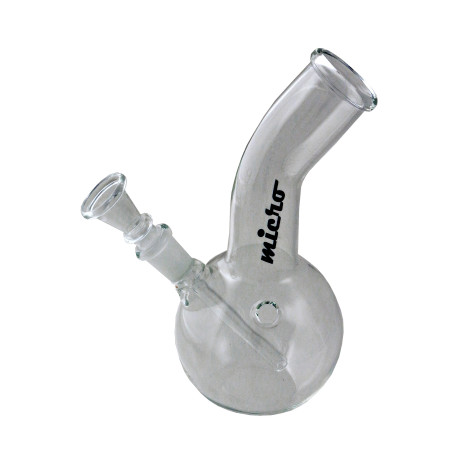 3T. 20 cm. Spherical glass bong (waterpipe) «Micro»