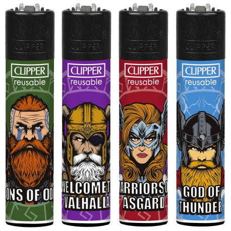 4T. Clipper «KINGS OF VALHALA» Exp. 48 encendedores