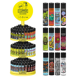 4T. Clipper «KILLER ACID» Carrusel con 144 encendedores