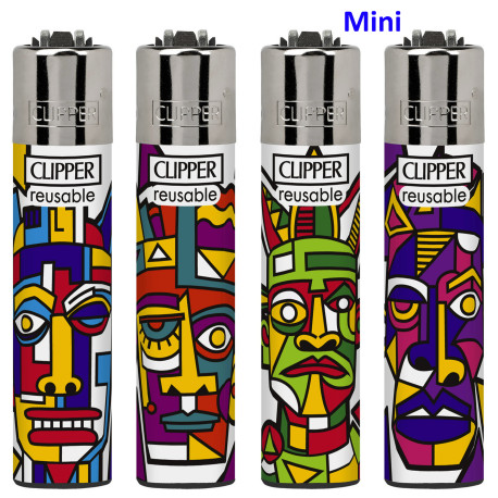 4T. Mini «Clipper» «CUBISM» Exp. 48 encendedores