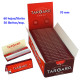 4T. «Tar Gard AMBER®» 70 mm Papel de liar Expositor de 50 libritos con 60 hojas