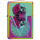 3T. Encendedor «Zippo» 151 Skull Mirrored