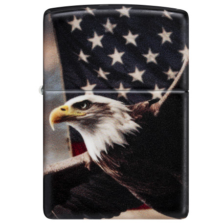 3T. Encendedor «Zippo» 49352 Eagle USA Flag Design