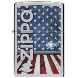 3T. Encendedor «Zippo» 250 Retro Flag Colors Design