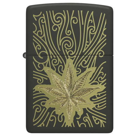 3T. Encendedor «Zippo» 221 Cannabis Design