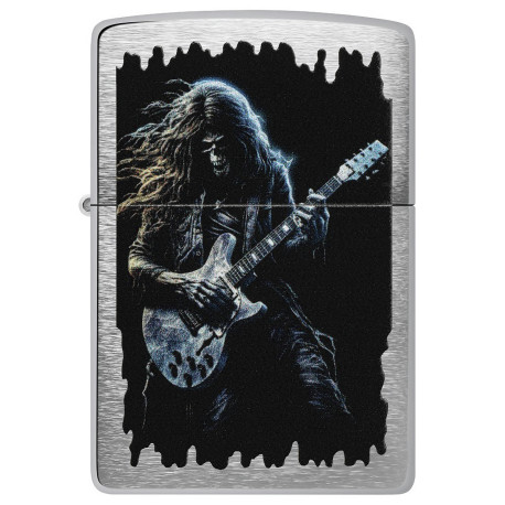 3T. Encendedor «Zippo» 200 Skeleton Rock Design