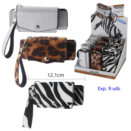 3T. Expositor con 9 fundas para IQOS  «Champ» Animal print