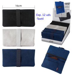 3T. Expositor con 12 bolsas para picadura de tabaco «Champ» Corduroy