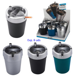 3T. Expositor con 6 ceniceros coche con expulsor «Champ»