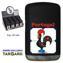 3T. Expositor 20 encendedores turbo jet «PORTUGAL»