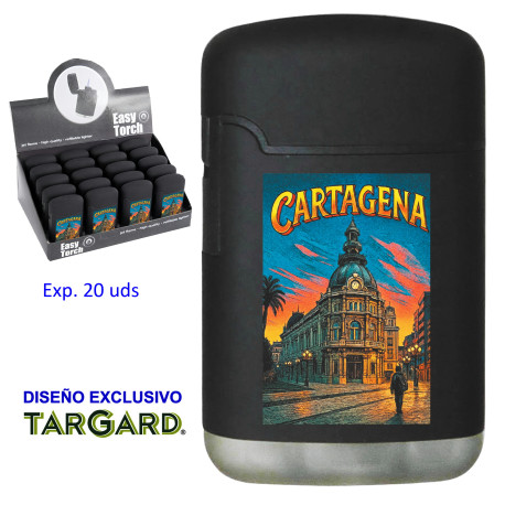 3T. Expositor 20 encendedores turbo jet «CARTAGENA»