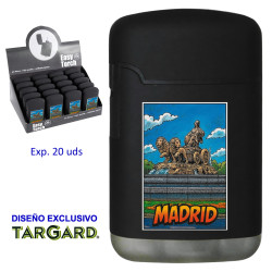 3T. Expositor 20 encendedores turbo jet «MADRID CIBELES»