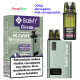 9T. Kit Strawberry Kiwi 20 mg. «BALMY ÉLITE PRO» Aqua Green recargable