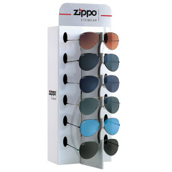 3T. Expositor con 9 gafas del sol «Zippo» UV400 para 6 gafas de sol